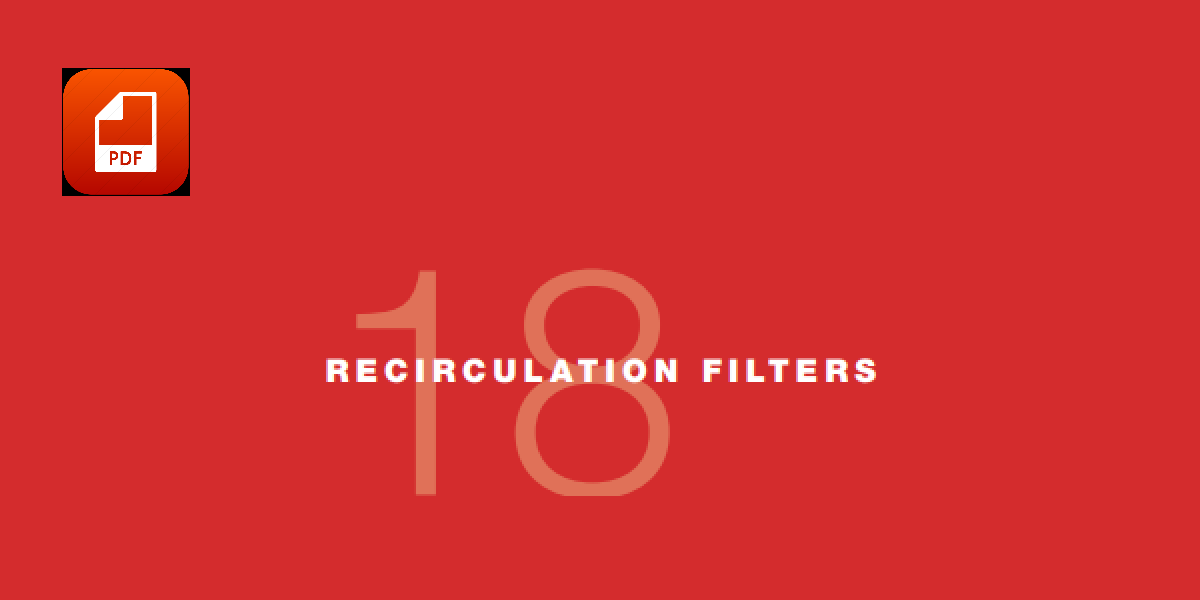 Master - Recirculation filters