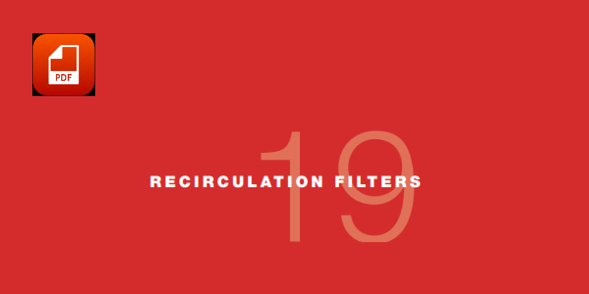 Master - Recirculation filters